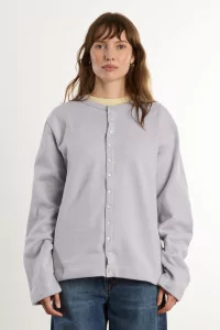 agnès b. Néo Snap Cardigan Women – Plume | Centre Commercial