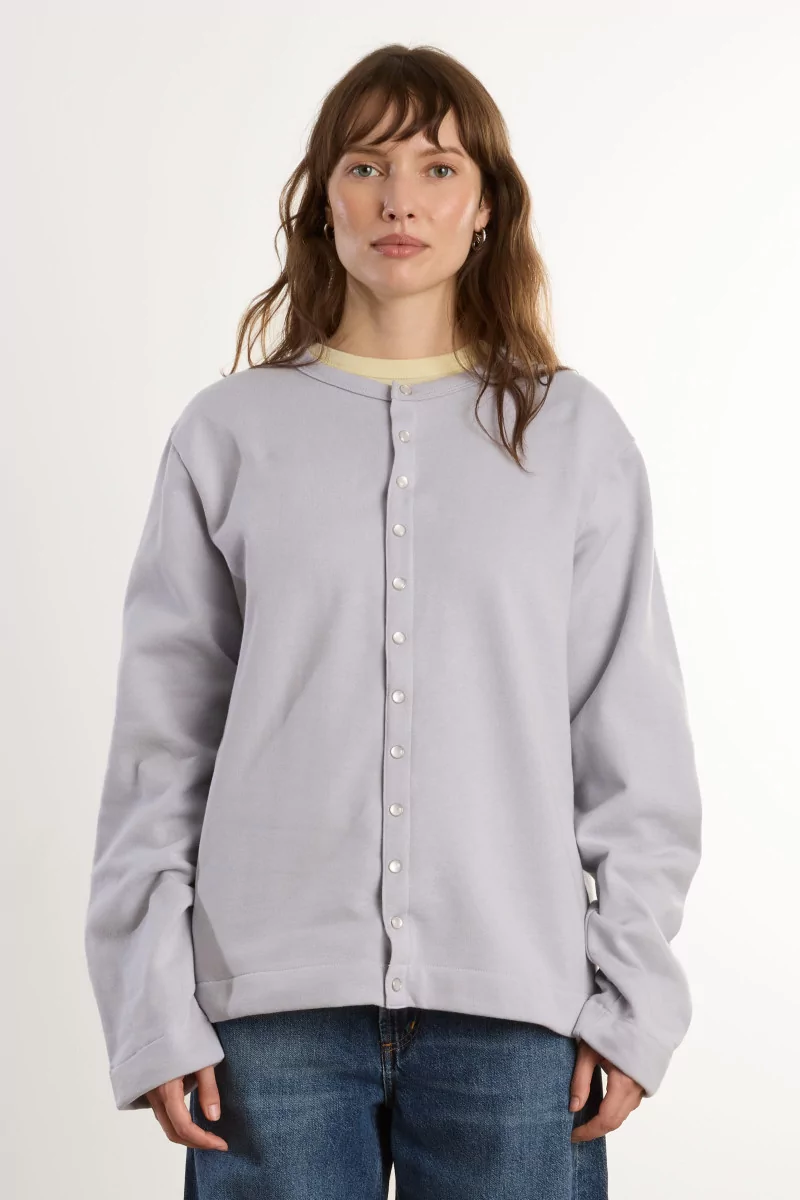 agnès b. Néo Snap Cardigan Women – Plume | Centre Commercial