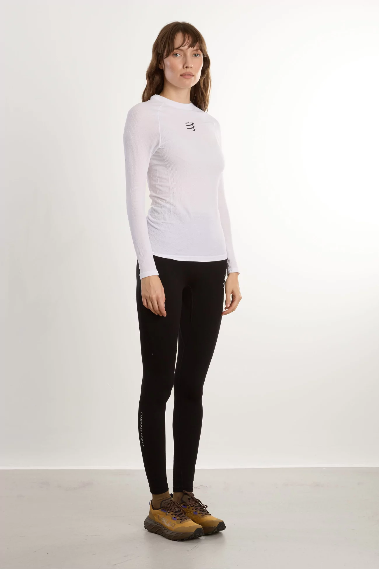 Base Layer Running Compressport 3D Thermo Ultralight – White | Centre Commercial