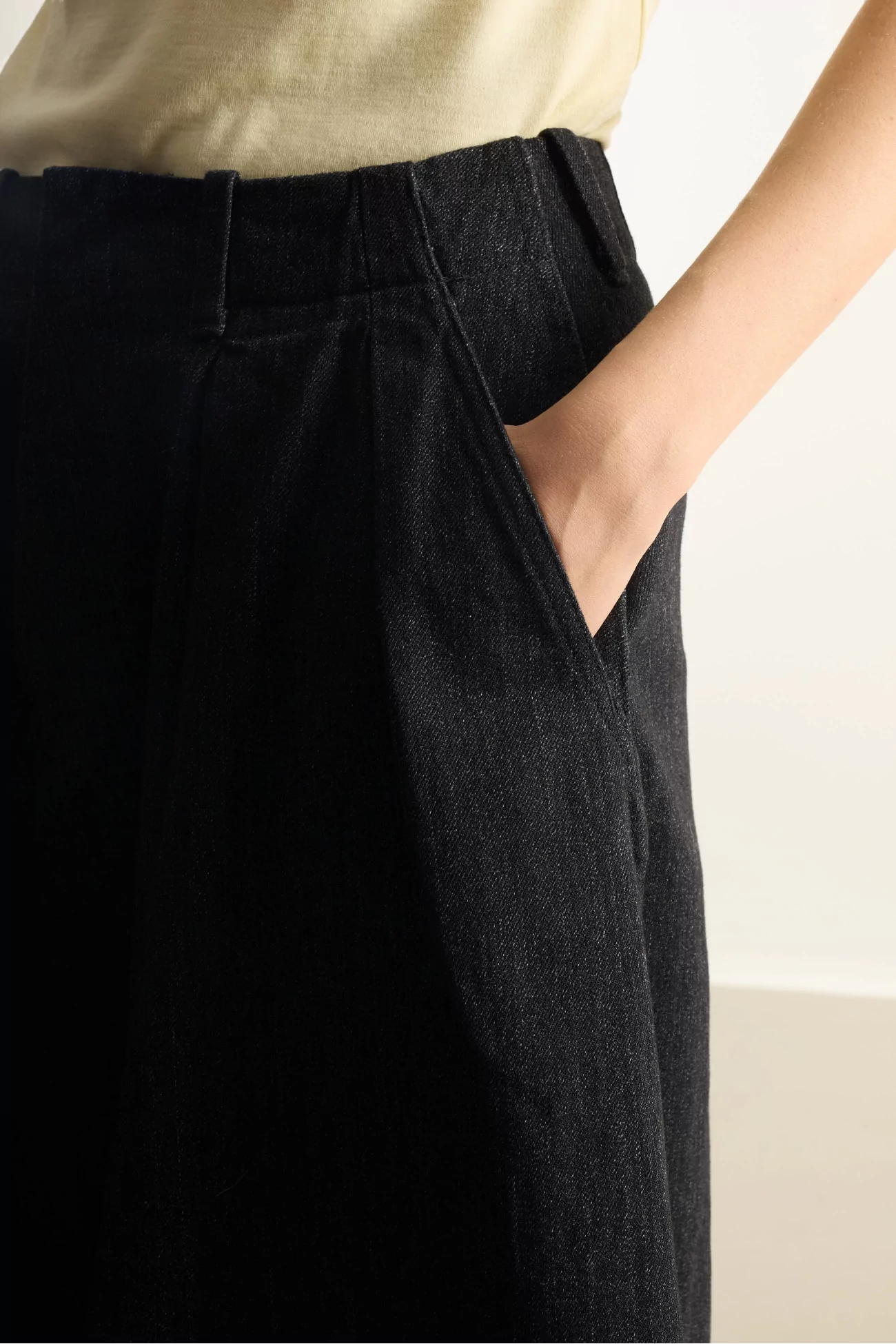 Jupe en Denim Femme nanamica – Black | Centre Commercial