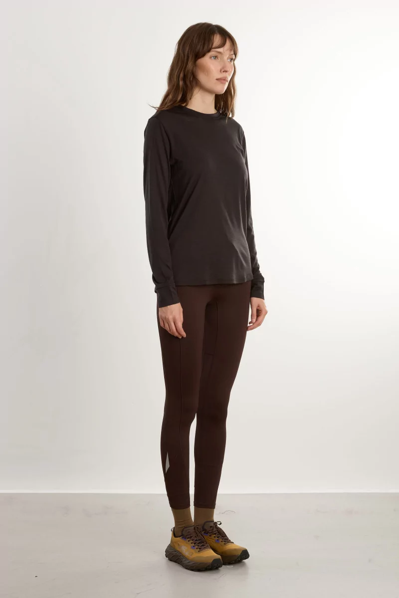 Capilene Cool Merino Long-Sleeved Shirt - Black