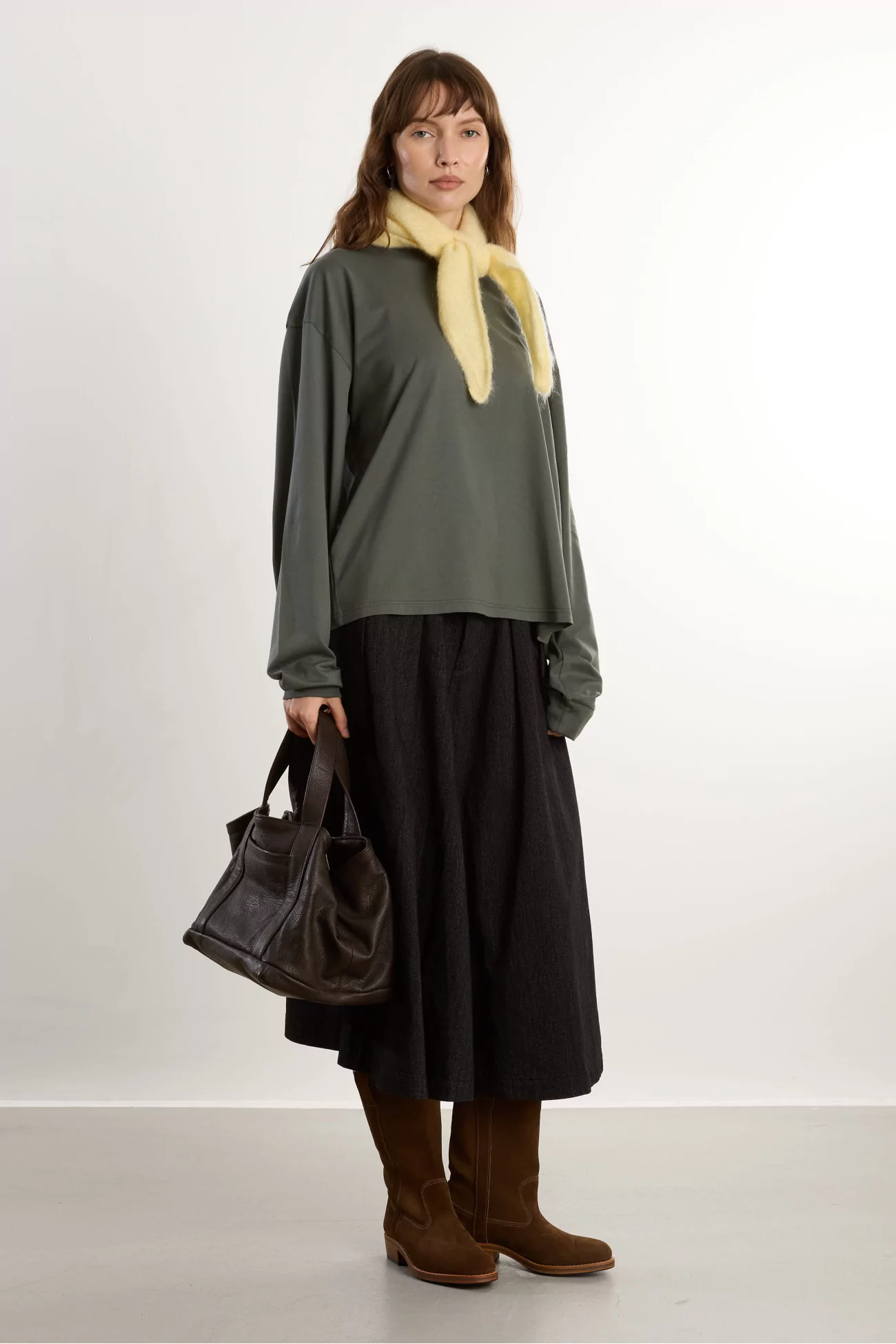 nanamica Women's Denim Skirt – Black | Centre Commercial