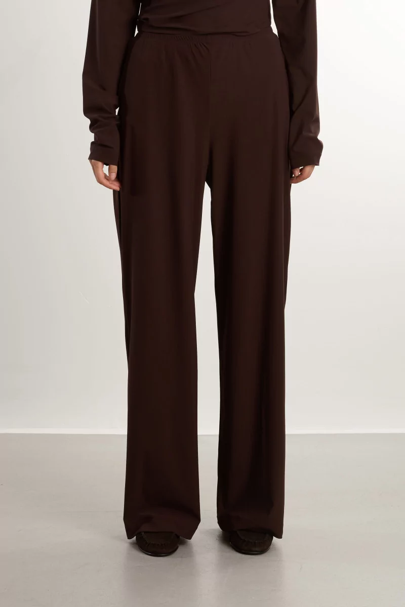 Pantalon Large Femme Wide Fit REYEM – Cocoa | Centre Commercial