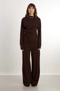 REYEM Wide Fit Pants Women – Cocoa | Centre Commercial