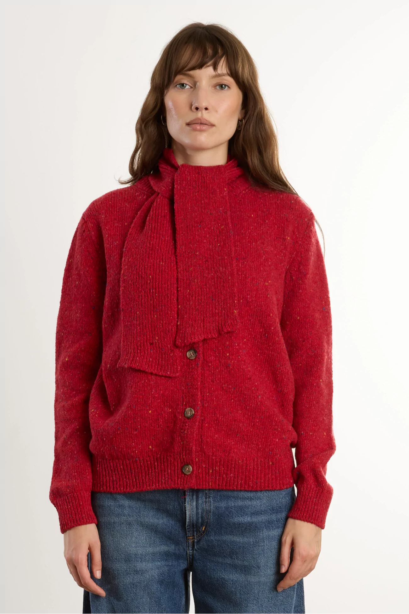 Cardigan Femme Maille Mare Rita Row – Red | Centre Commercial