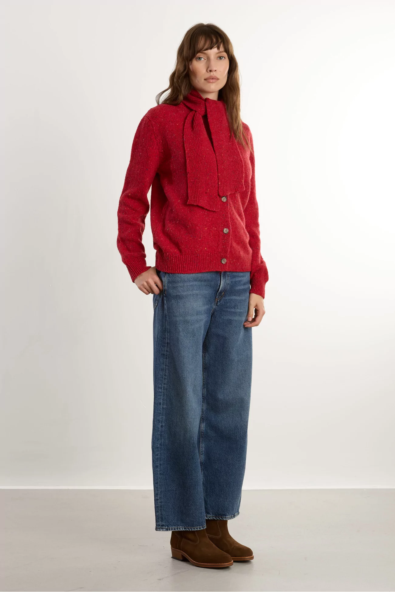 Cardigan Femme Maille Mare Rita Row – Red | Centre Commercial