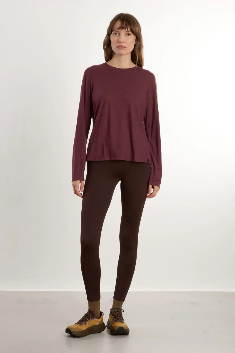 Legging Running Femme Peak Mission Patagonia – Den Brown | Centre Commercial