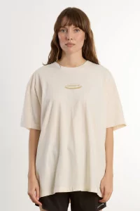 Patagonia '95 Oval Logo Oversized T-Shirt Women – Undyed Natural | Centre Commercial