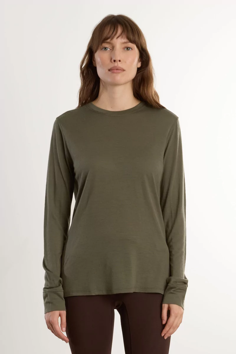 Patagonia Capilene Cool Merino LS Shirt Women – Bassin Green | Centre Commercial