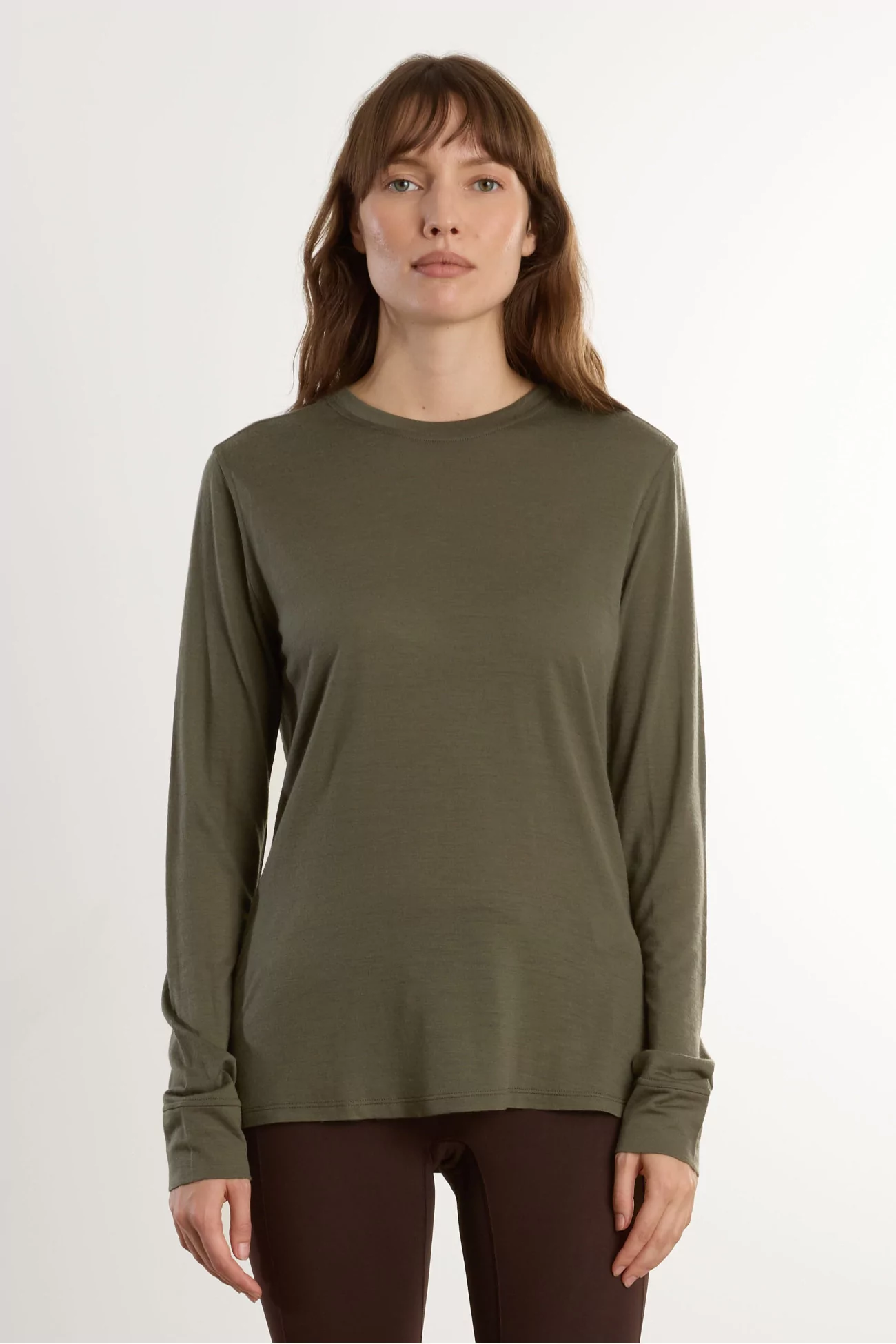 T-shirt ML Femme Capilene Cool Merino Patagonia – Bassin Green | Centre Commercial