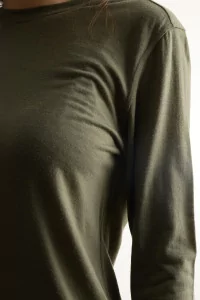 Patagonia Capilene Cool Merino LS Shirt Women – Bassin Green | Centre Commercial
