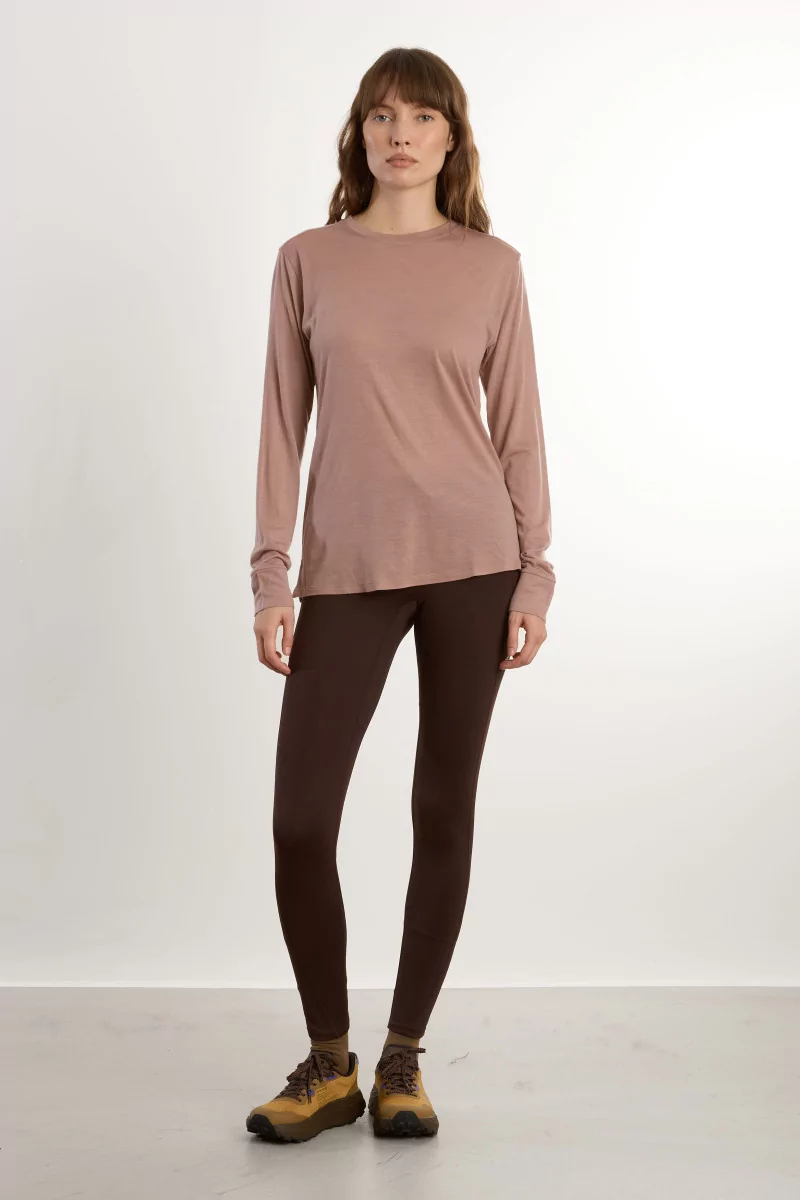 Patagonia Capilene Cool Merino LS Shirt Women – Moonrise Tau | Centre Commercial