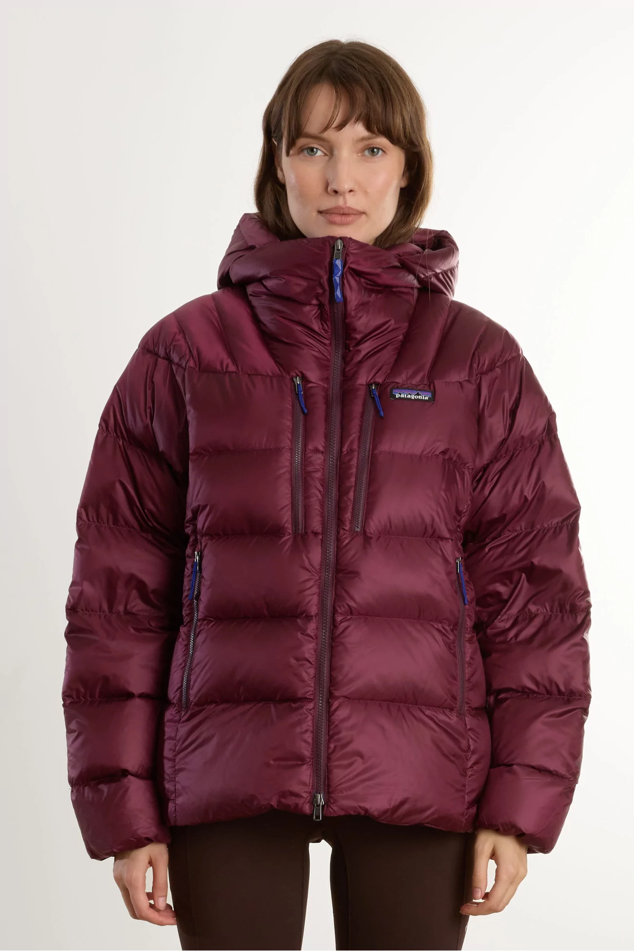 Patagonia Fitz Roy Down Hoody Women – Berry Fig | Centre Commercial