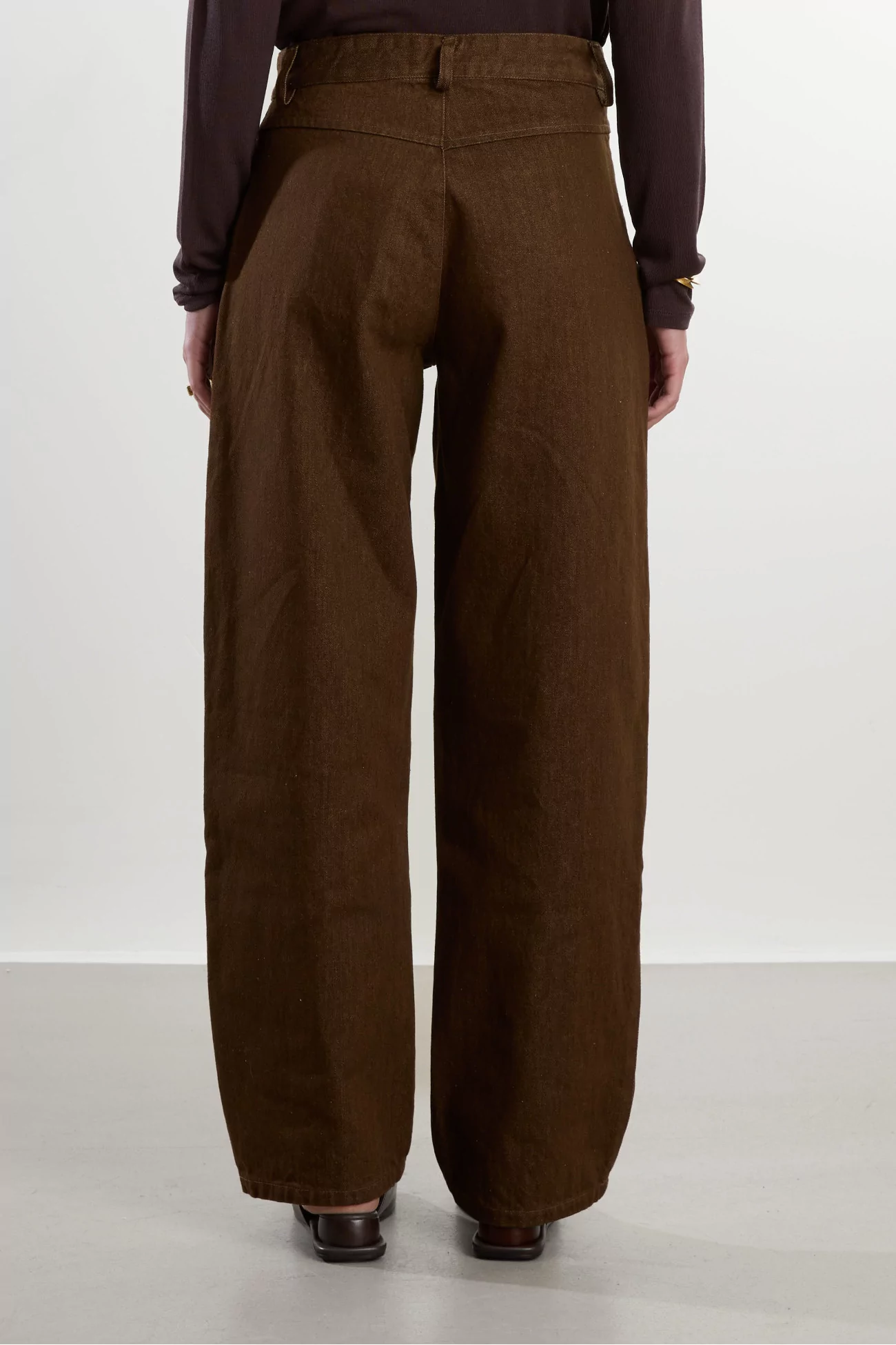 Pantalon Denim Femme Magma Rita Row – Brown | Centre Commercial
