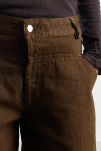 Rita Row Magma Denim Pants – Brown | Centre Commercial
