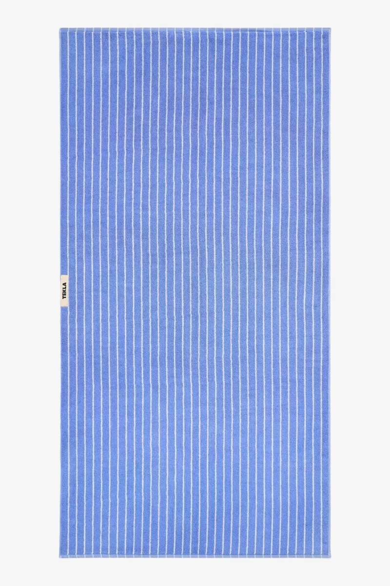 Drap de Bain Coton Bio Tekla – Clear Blue | Centre Commercial