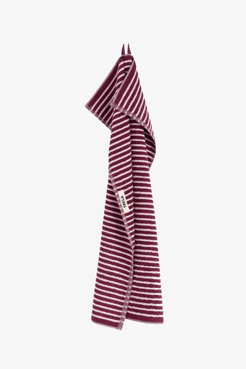 Tekla Organic Cotton Towel – Red & Rose | Centre Commercial