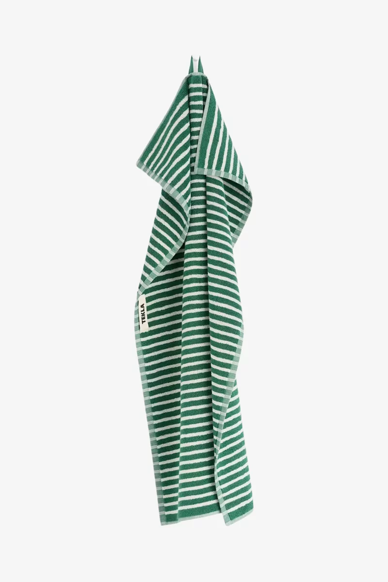 Serviette Coton Bio Tekla – Teal Green | Centre Commercial