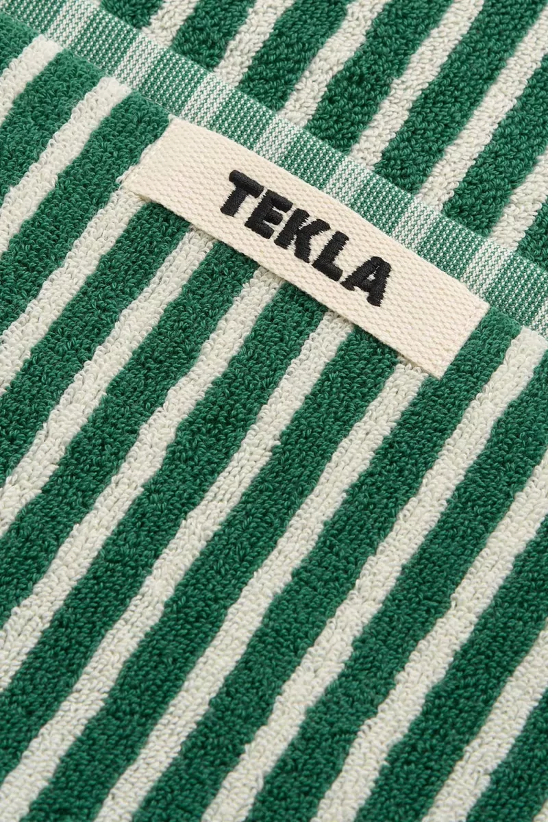Serviette Coton Bio Tekla – Teal Green | Centre Commercial