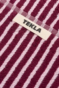 Serviette Coton Bio Tekla – Red & Rose | Centre Commercial