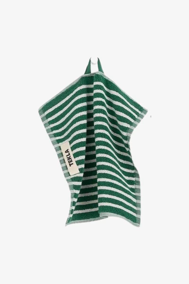 Serviette Coton Bio Tekla – Teal Green | Centre Commercial
