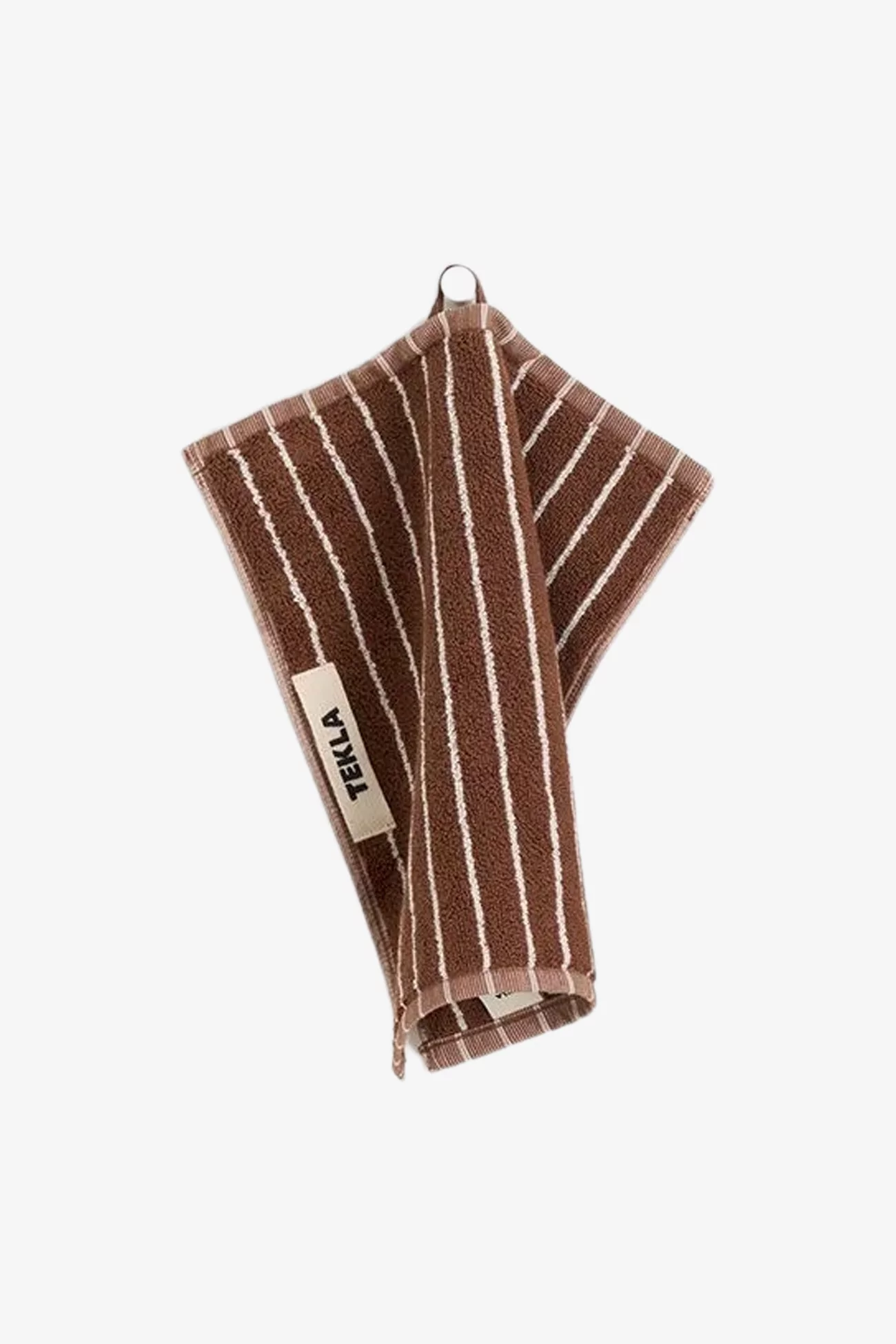 Tekla Organic Cotton Towel – Rust Stripes | Centre Commercial