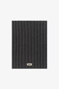 Tekla Organic Cotton Bath Mat – Black Stripes | Centre Commercial