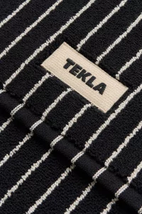 Tekla Organic Cotton Bath Mat – Black Stripes | Centre Commercial