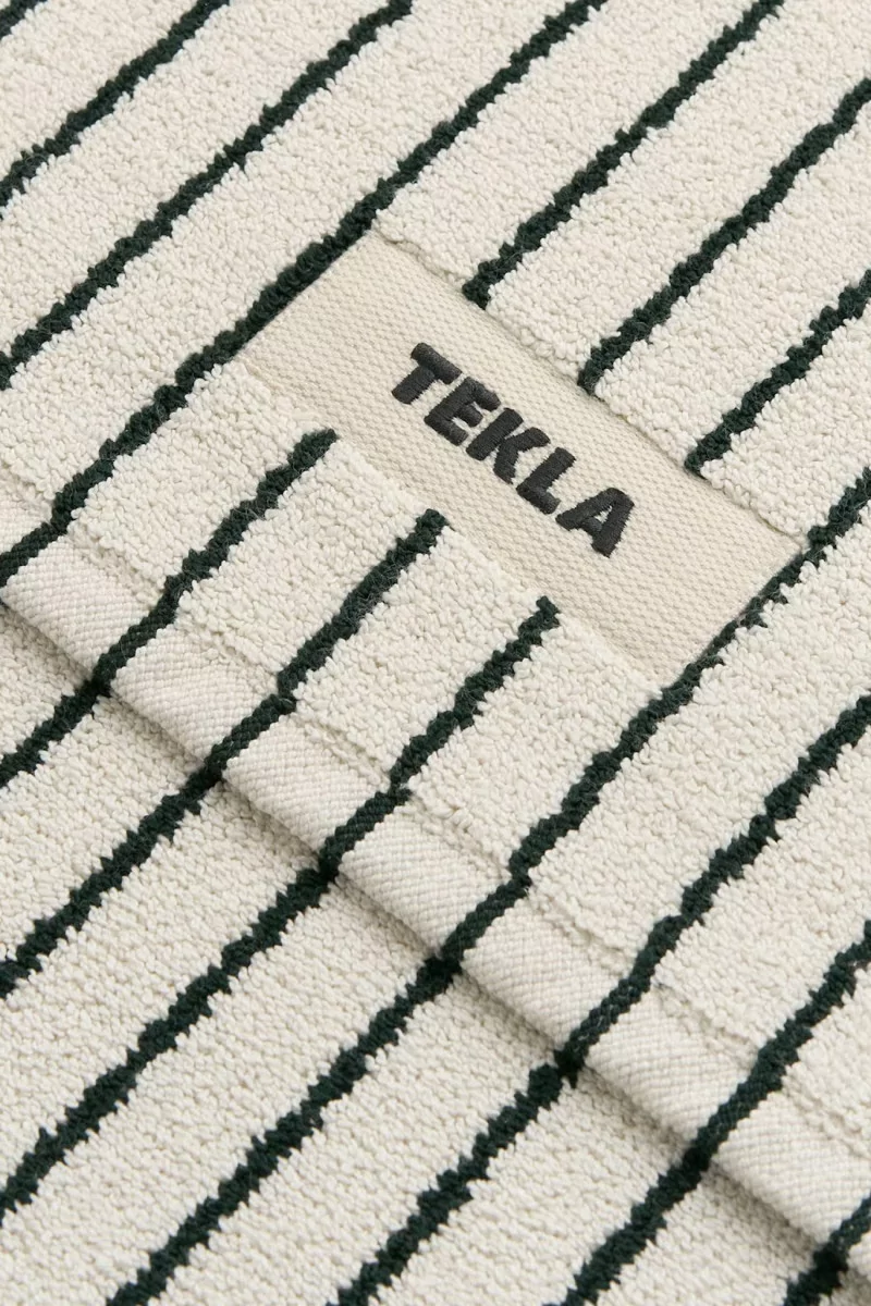 Tekla Organic Cotton Bath Mat – Racing Green | Centre Commercial