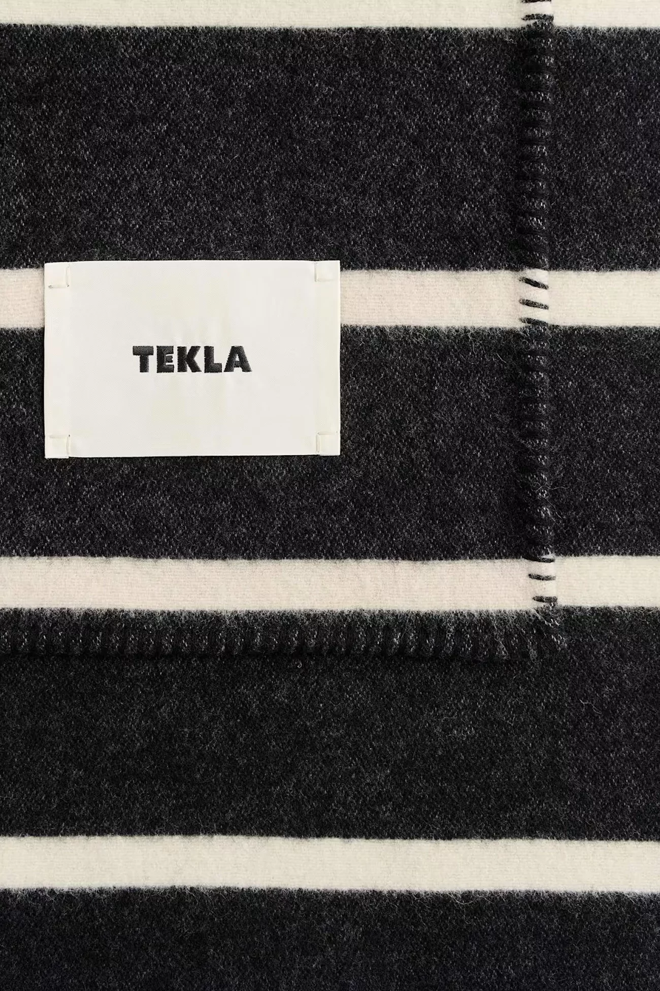 Tekla Lambswool Blanket – Starling Stripes | Centre Commercial