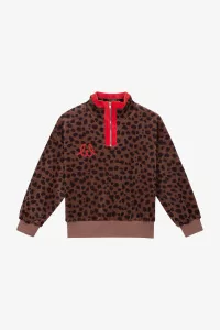 Kids Organic Cotton Sweat Jacket Animal Paint – Cocoa Animal | Centre Commercial