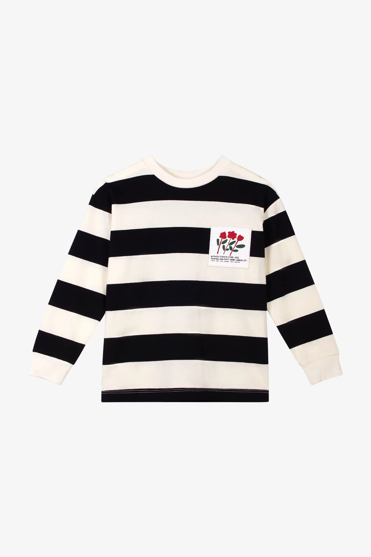Kids Organic Cotton Tee School Of Art – Black / Ecru | Centre Commercial