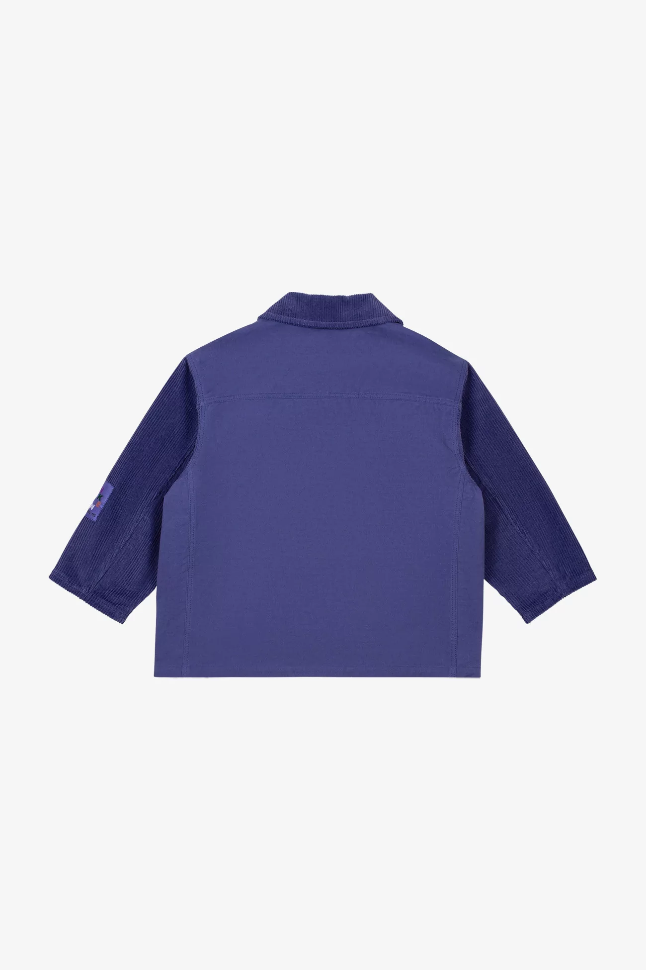 Kids Cotton Jacket Mix Fabric Pioneer – Ultramarine | Centre Commercial