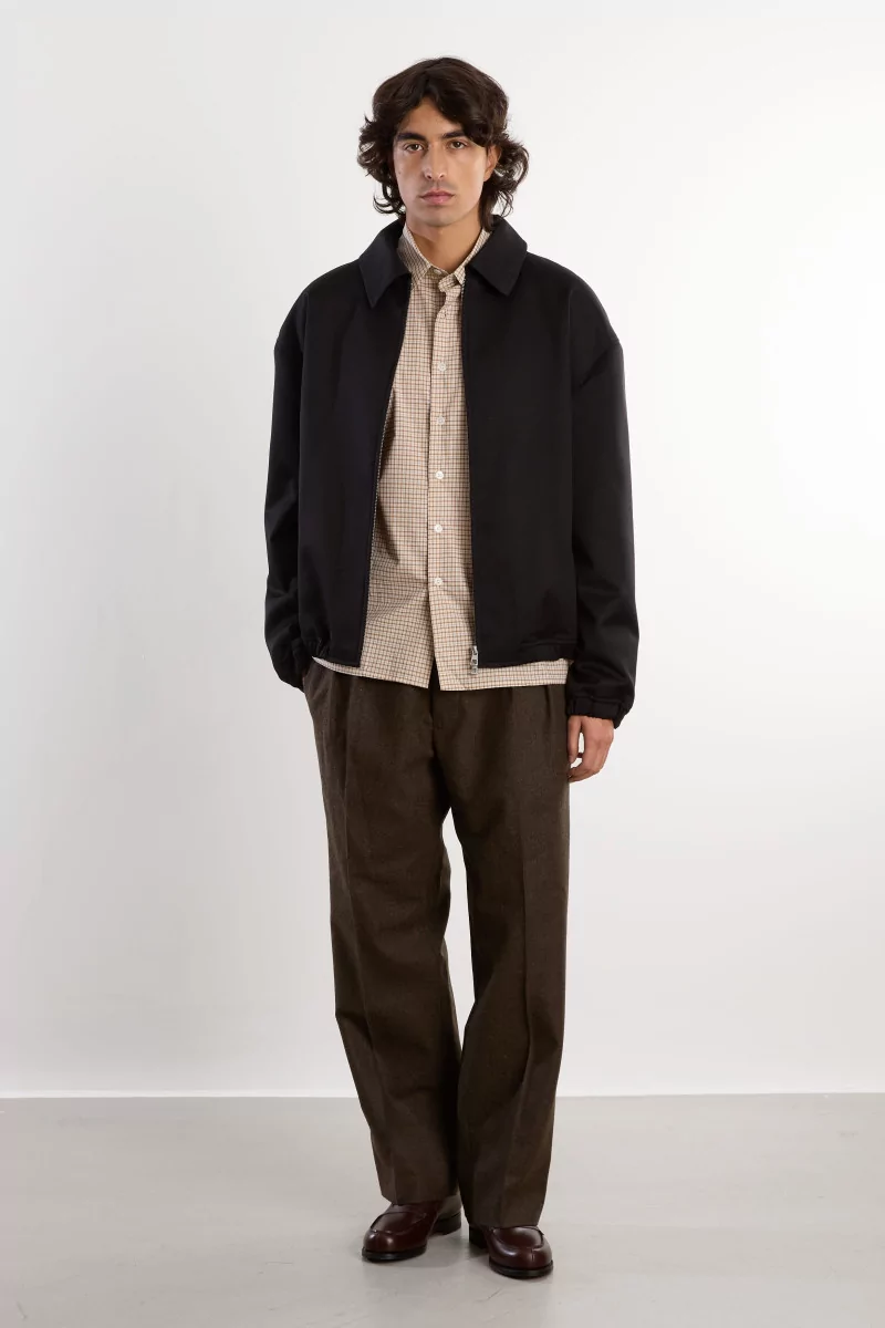 Exhibition Padded Corduroy Jacket – Black | Centre Commercial