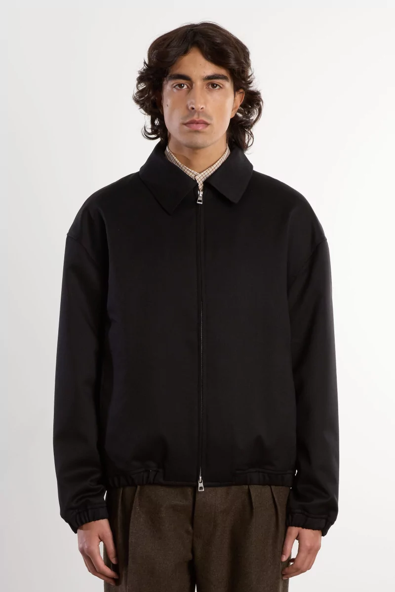 Exhibition Padded Corduroy Jacket – Black | Centre Commercial