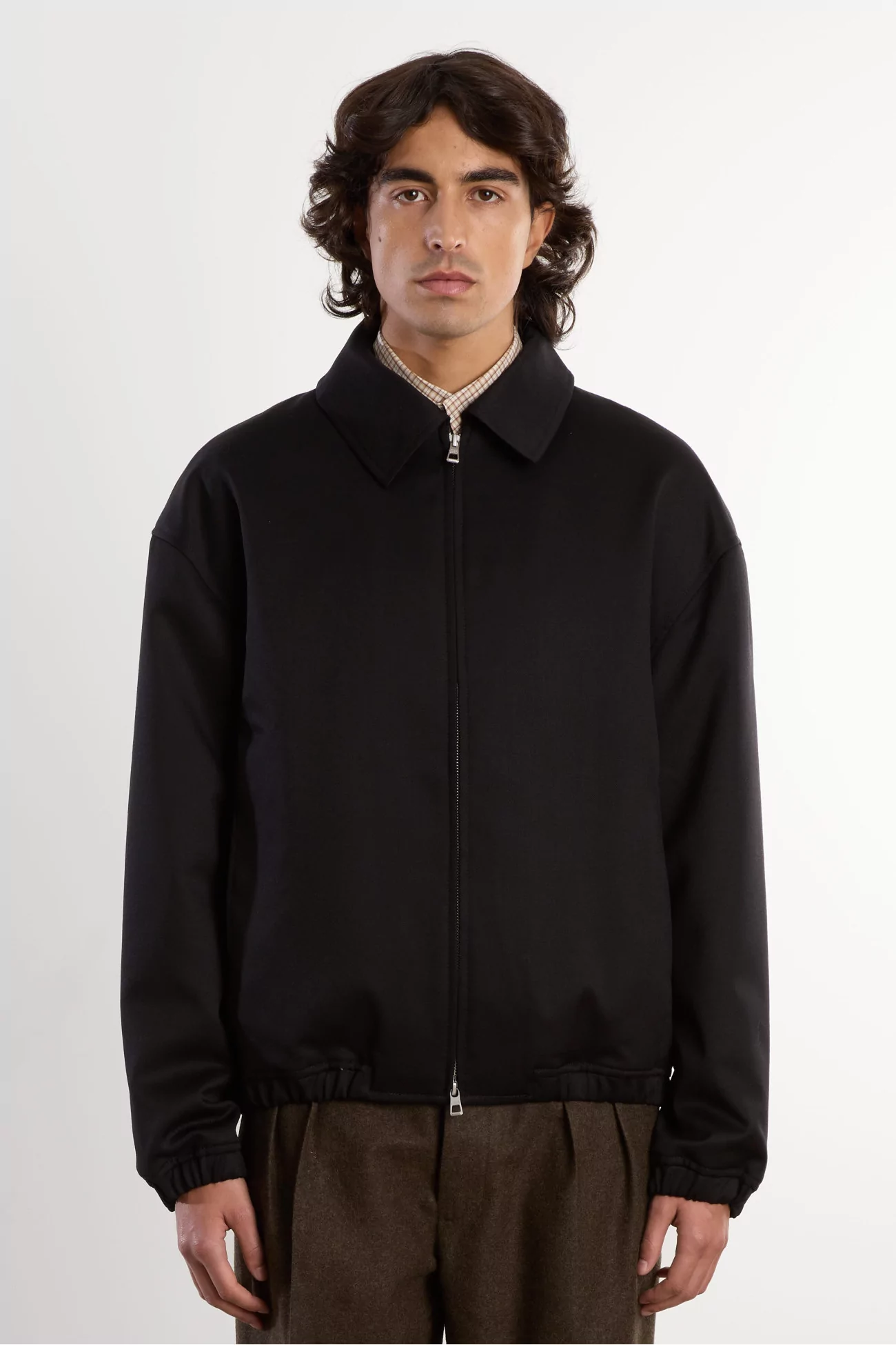 Exhibition Padded Corduroy Jacket – Black | Centre Commercial