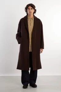 Manteau Laine Homme Oversize Fenté 125 – Chocolate | Centre Commercial
