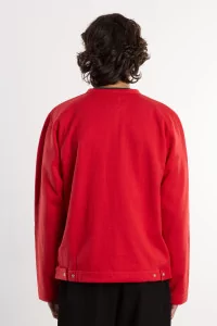 agnès b. Organic Cotton Fleece Snap Cardigan – Garance | Centre Commercial