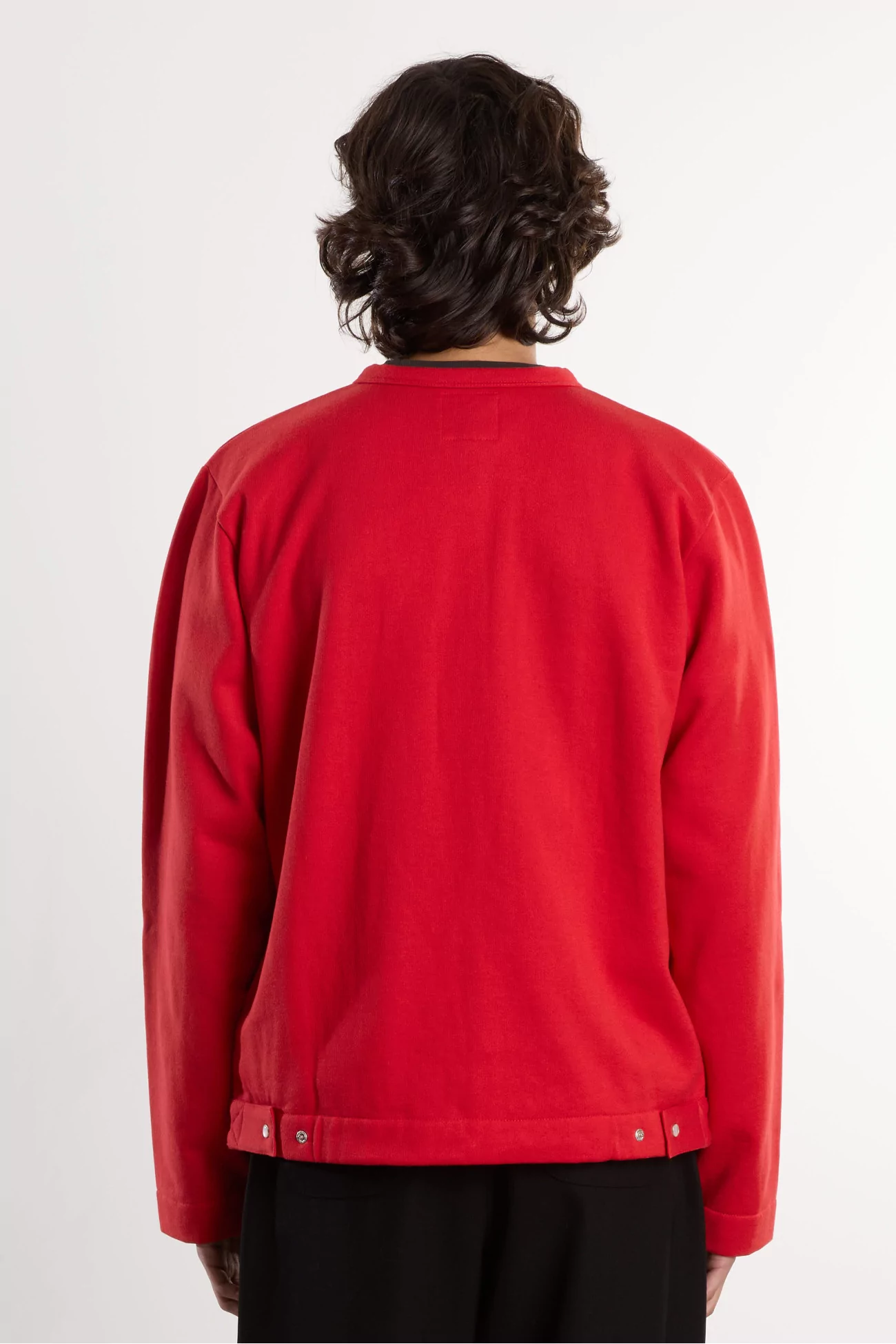 agnès b. Organic Cotton Fleece Snap Cardigan – Garance | Centre Commercial