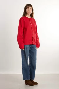 Cardigan Pression Molleton Coton Bio agnès b. – Garance | Centre Commercial
