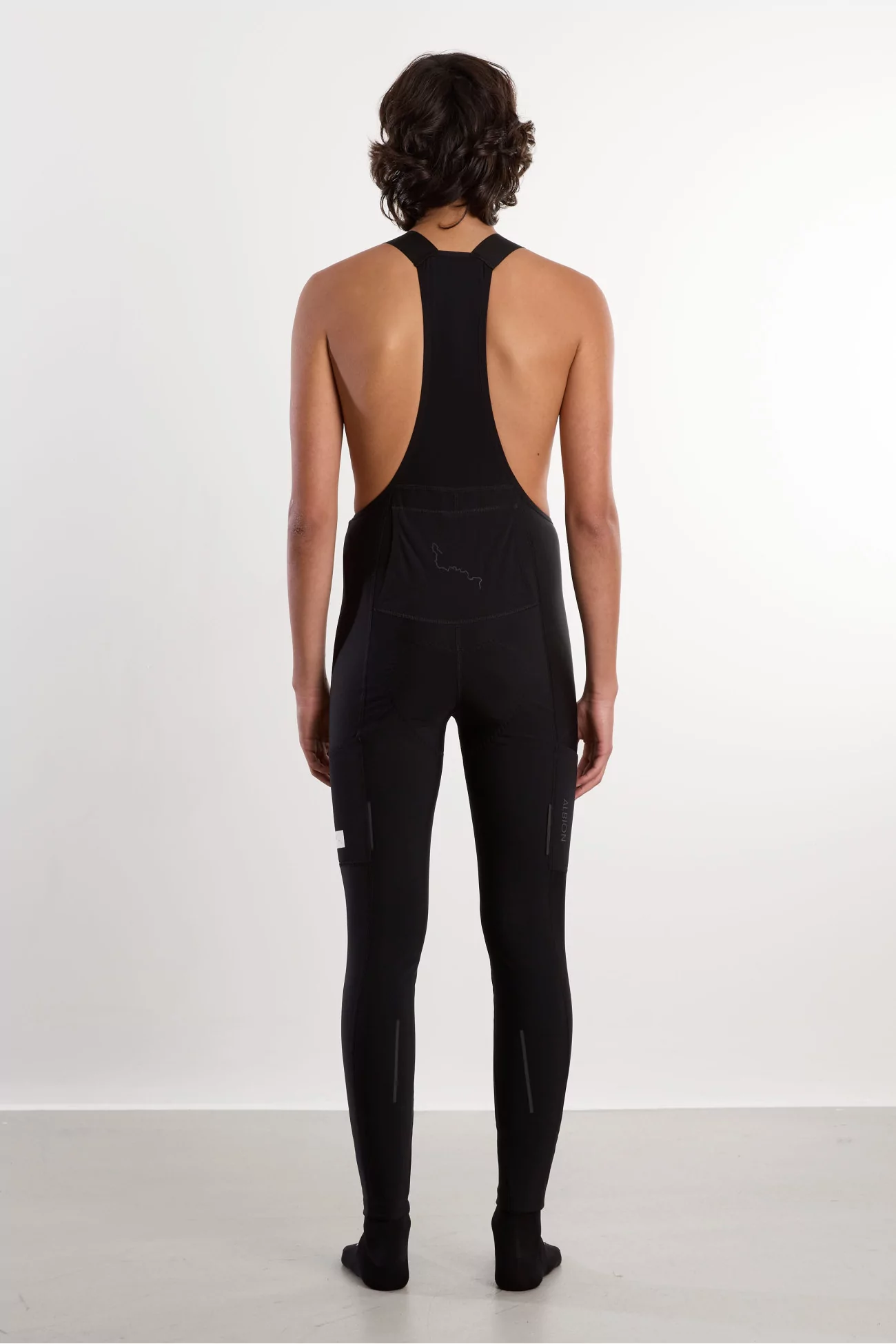 Albion Thermal Wind Pocket Bib Tights – Black | Centre Commercial