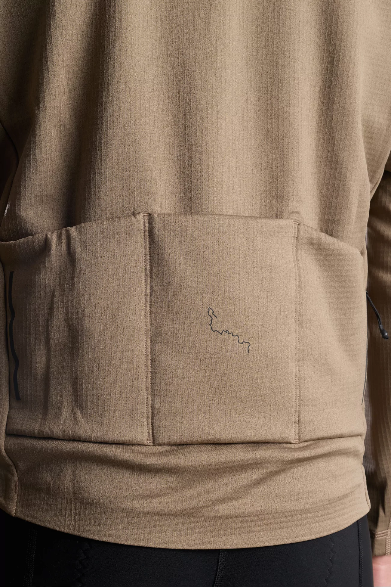 Maillot Vélo Hiver Homme Thermal Wind Albion – Dark Sand | Centre Commercial