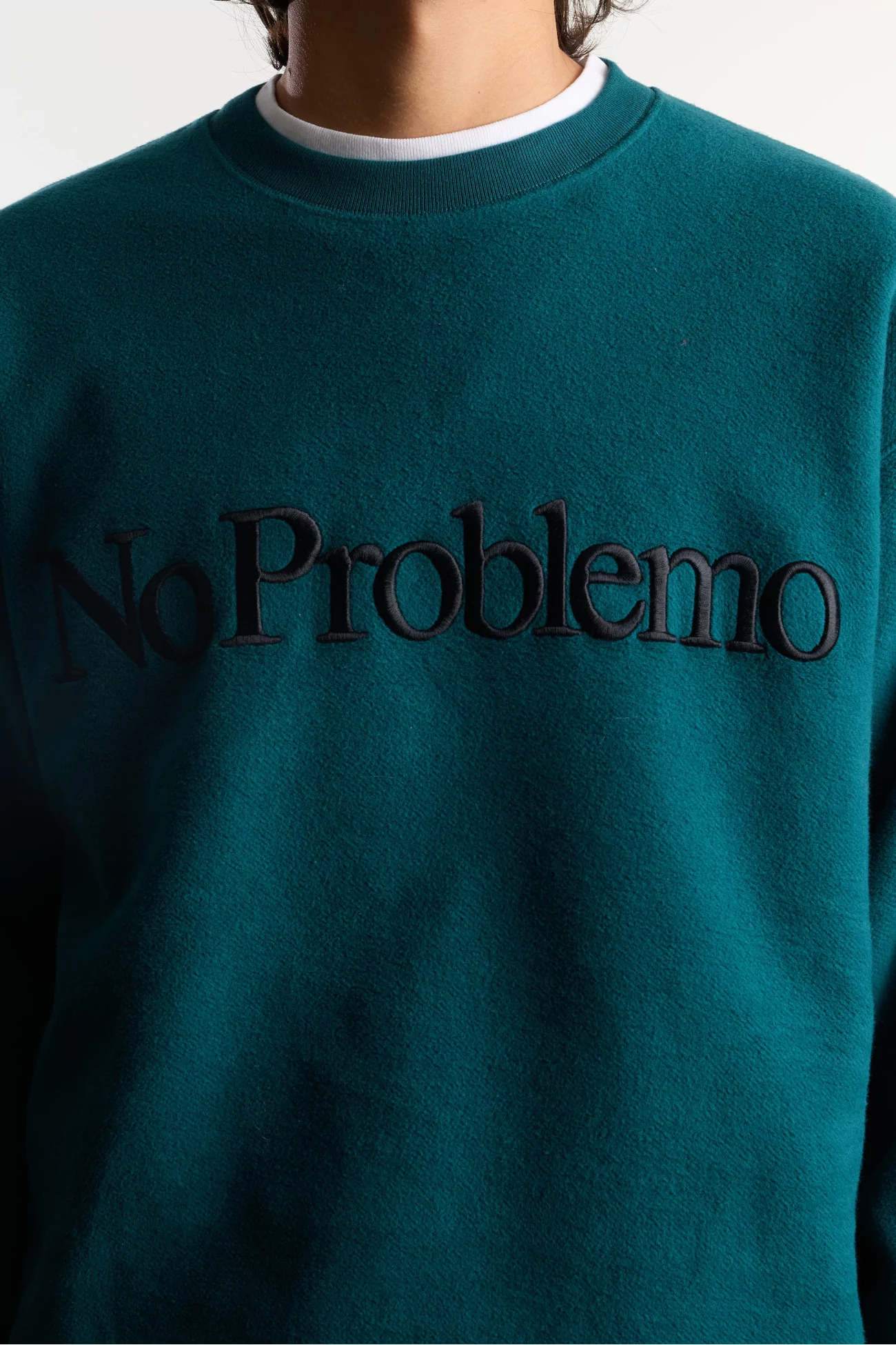 Sweatshirt Unisexe Coton Reverse Fleece – Teal | Centre Commercial