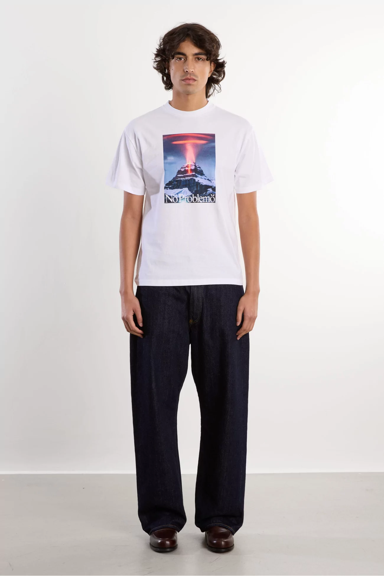 T-shirt Graphique Coton Épais Kailash – White | Centre Commercial