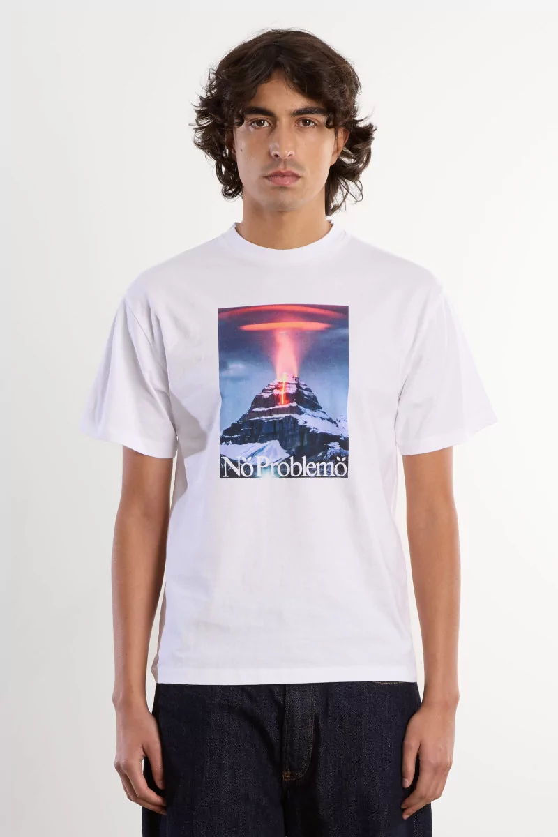 No Problemo Kailash Heavyweight Tee – White | Centre Commercial