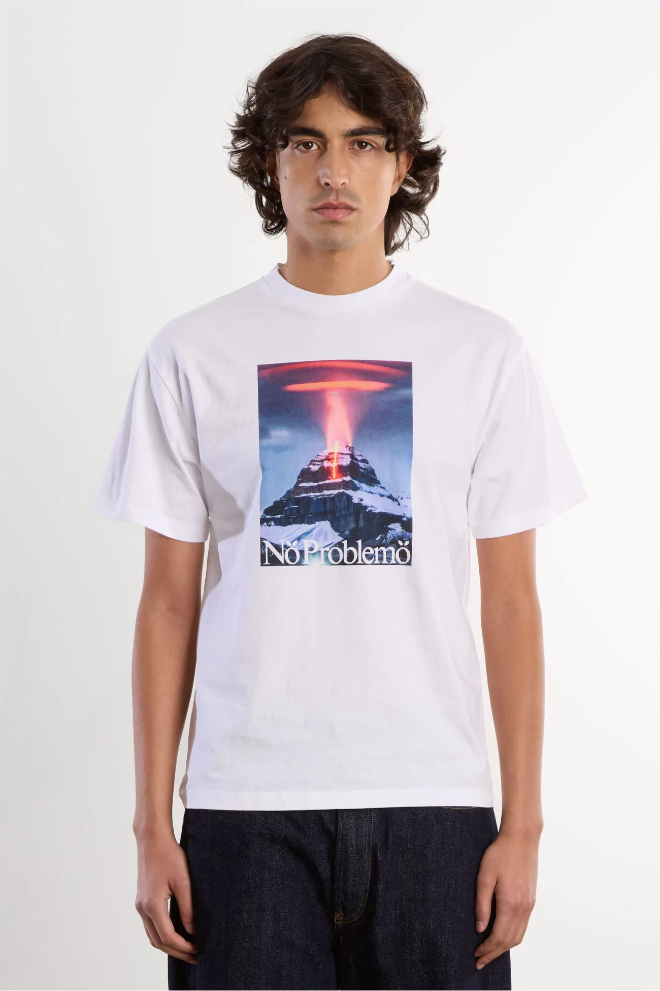 No Problemo Kailash Heavyweight Tee – White | Centre Commercial