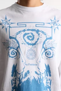 No Problemo Holy Mountain Long Sleeve Tee – White | Centre Commercial
