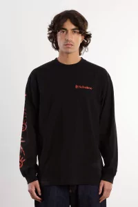 Ancient Findings Cotton Long Sleeve T-Shirt – Black | Centre Commercial