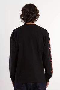 Ancient Findings Cotton Long Sleeve T-Shirt – Black | Centre Commercial
