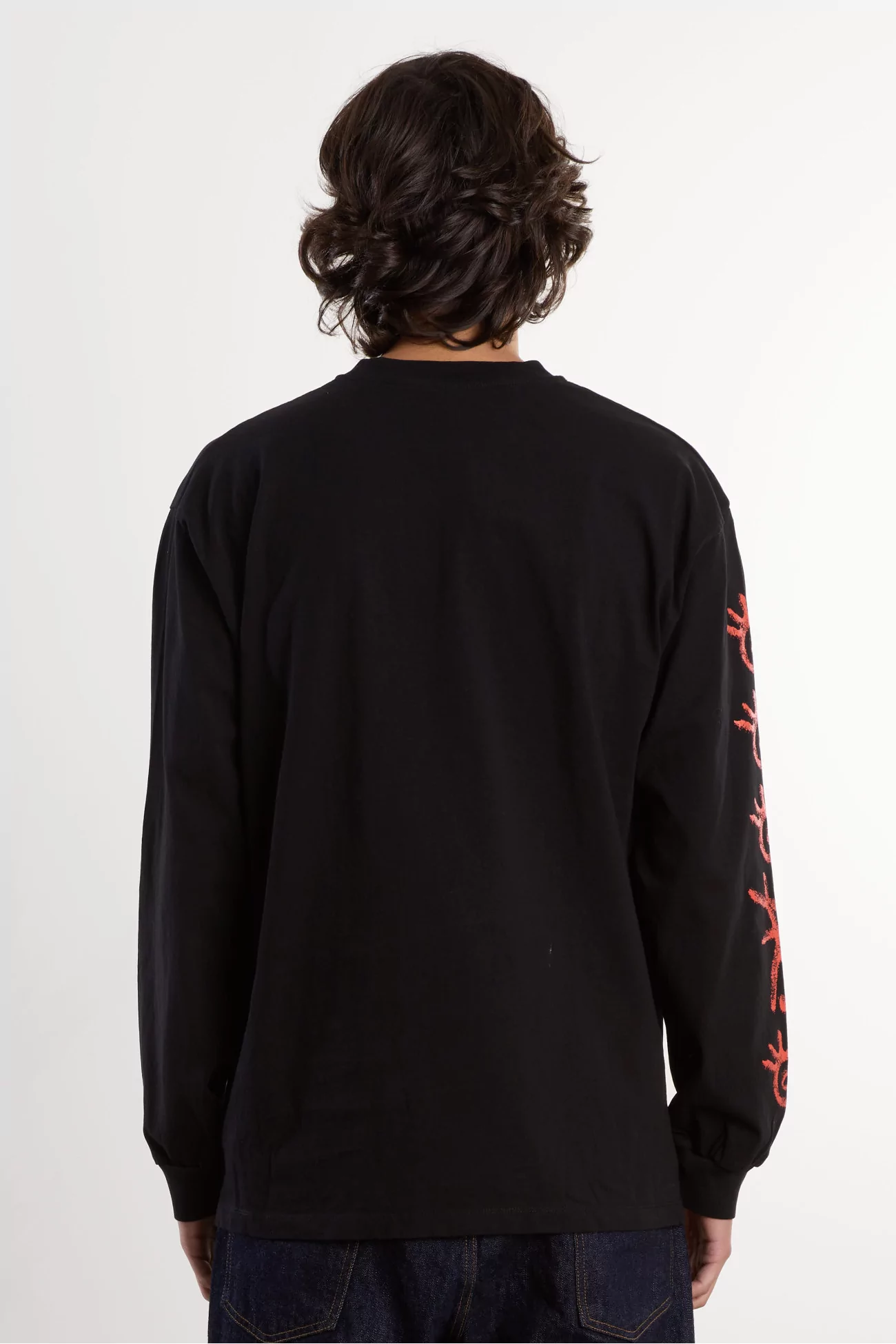 T-shirt Manches Longues Coton Ancient Findings – Black | Centre Commercial